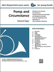 Pomp and Circumstance Concert Band sheet music cover Thumbnail